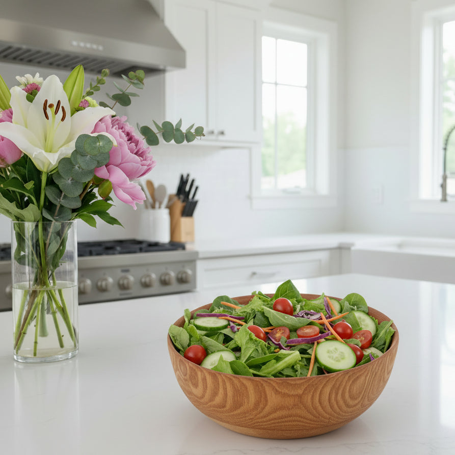 Sawdust Medium Wood Bowl