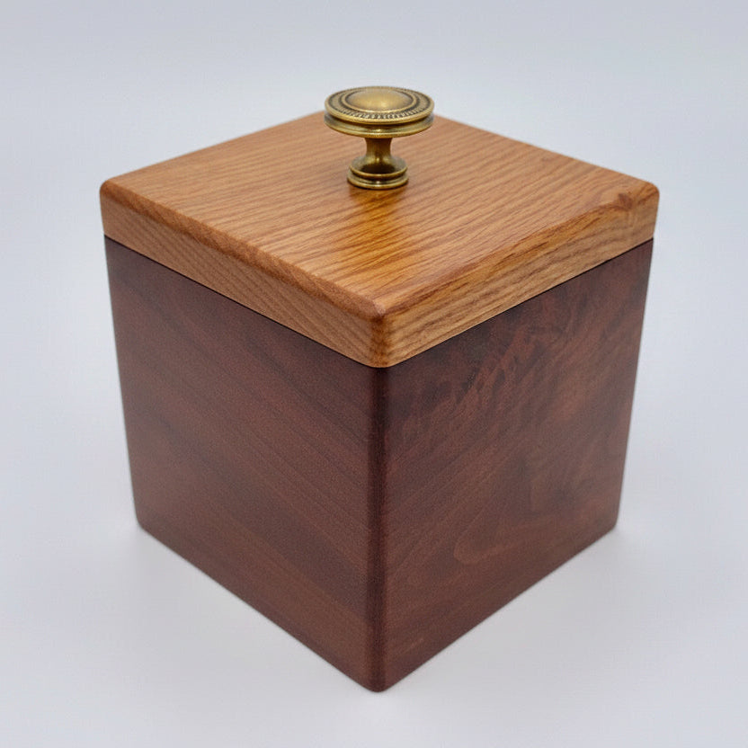 Sawdust Medium Organization Box With Knob
