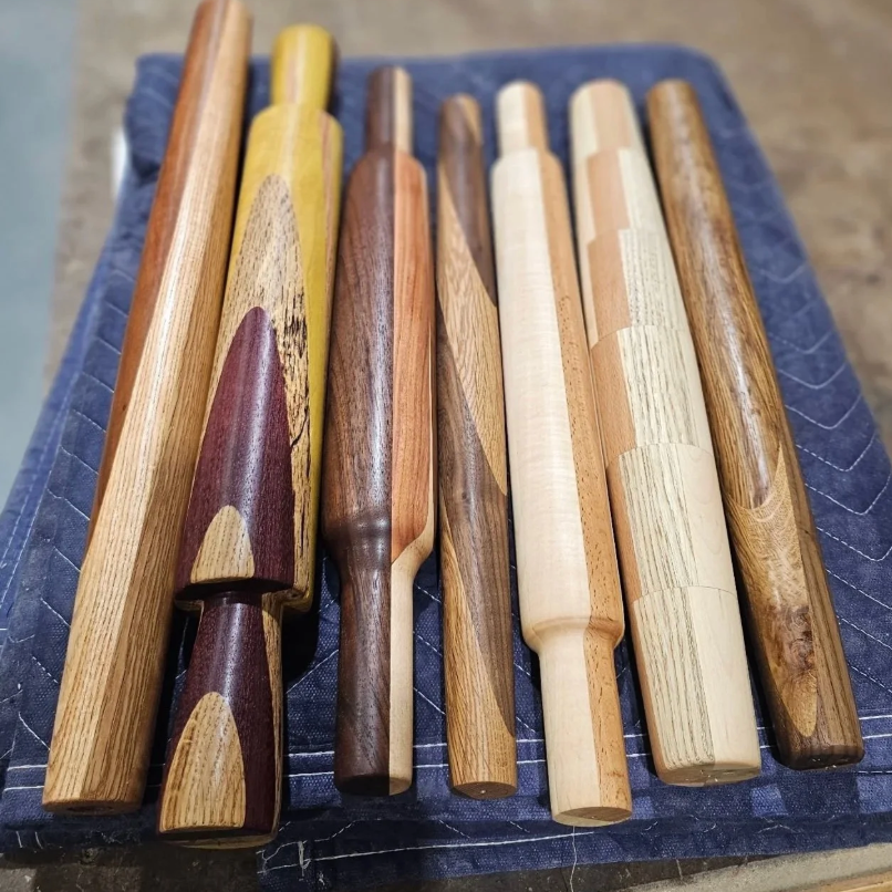 Turning Table Pin Segmented Rolling Pin Turning Workshop (2 Day) – Sawdust Studios